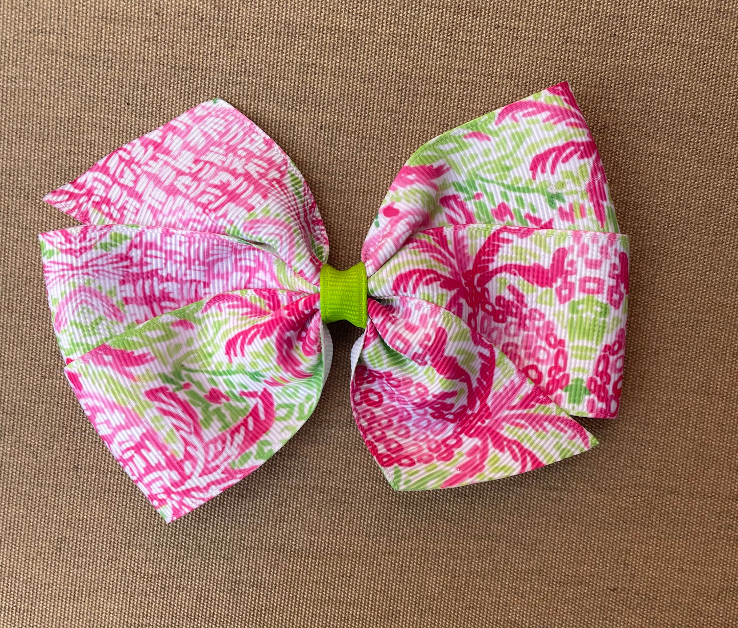 Home Slice Hair Bow, girl, clip, preppy, pineapple