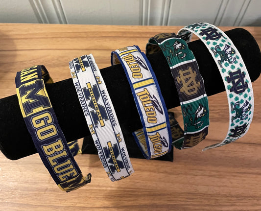 University Print Headbands, Michigan, Toledo, college