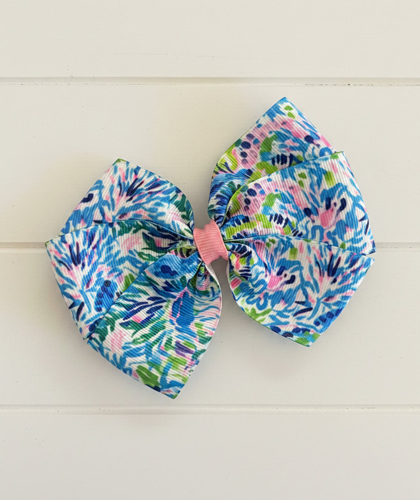 Mermaid Hair Bow, beach, girl, clip, preppy, cove