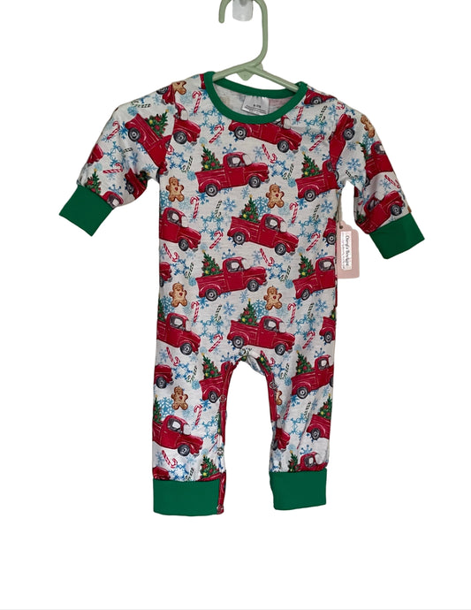 Holiday Scene Romper, Baby, Infant, Winter, Christmas