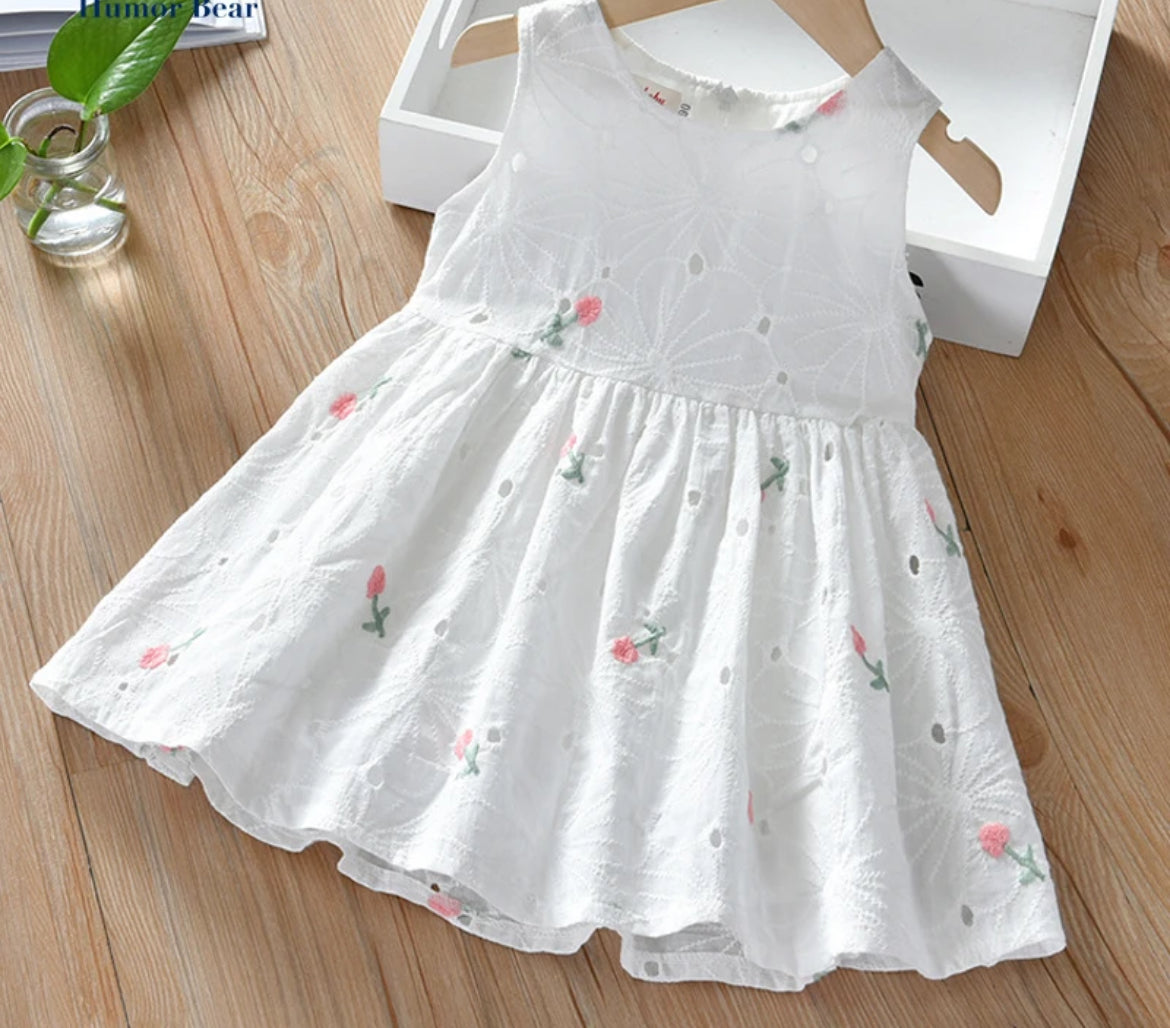 White Eyelet Dress, girl's, Summer, kids / SALE: Reg. $19.95