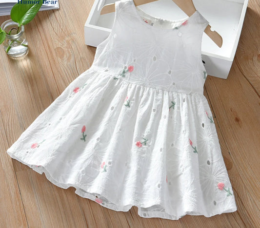 White Eyelet Dress, girl's, Summer, kids / SALE: Reg. $19.95