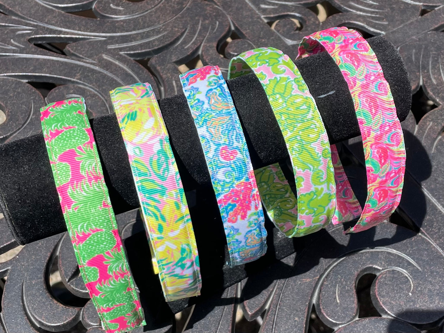 Tropical Print Headbands, Resort, Preppy, Adult, Kids, Pineapple