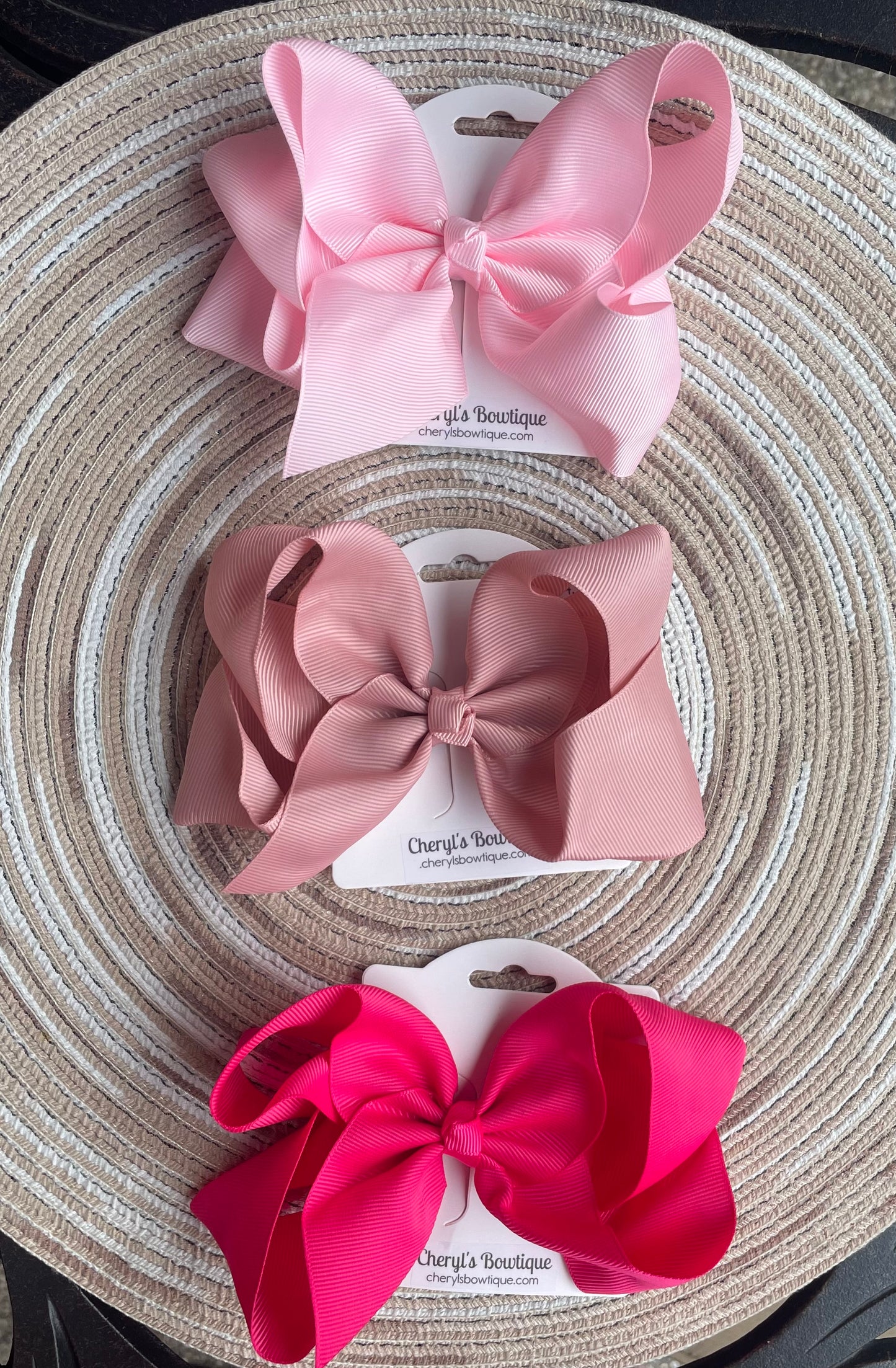 Boutique Loopy Hair Bow, Pink Hues, clip, girl