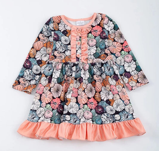 Pumpkin Patch Twirl Dress, Milk Silk, kids, girl, ruffle / SALE: Reg. $17.95