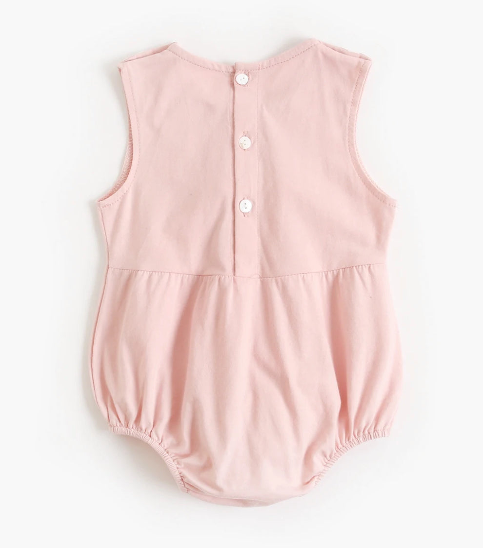 Pink Nautical Romper, Sailor Collar, Infant, baby, girl