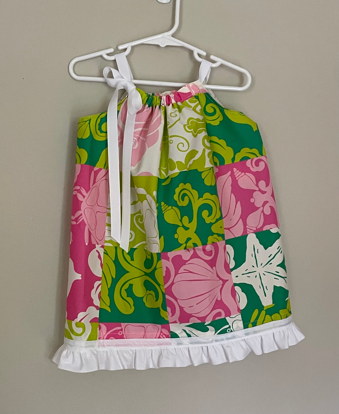 Resort Print Sundress w/ruffle, girl, kids, clothing, preppy, beach / SALE: Reg. $34.95