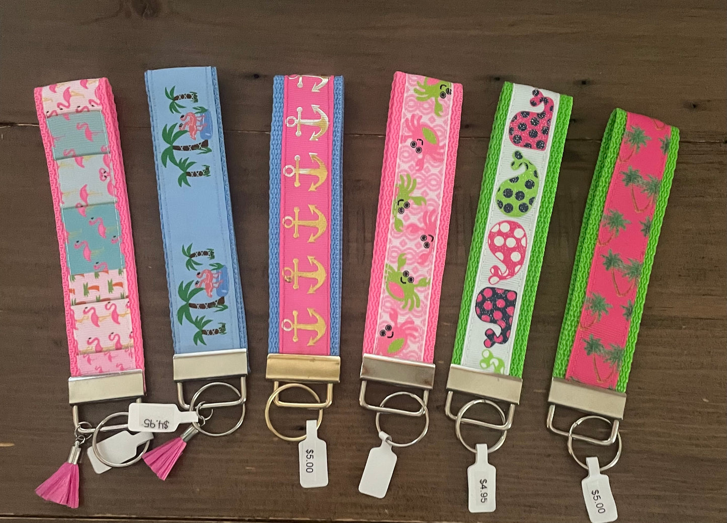 Tropical Life Key Fobs, keychain, wristlet