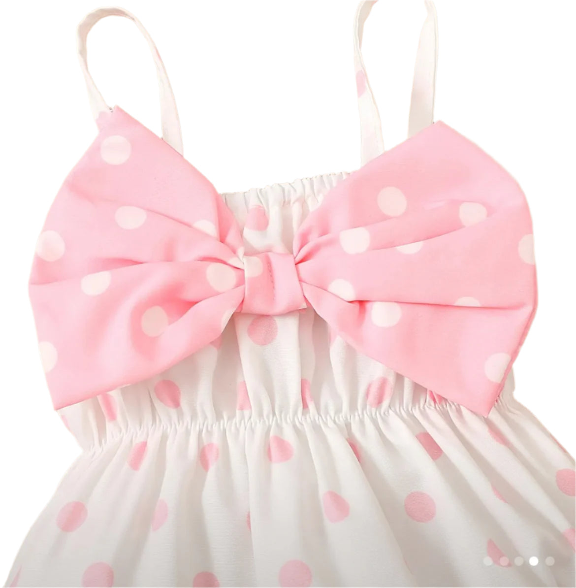 Polka Dot Bow Romper w/Matching Headband, baby, girl, kids, infant, gift - SALE