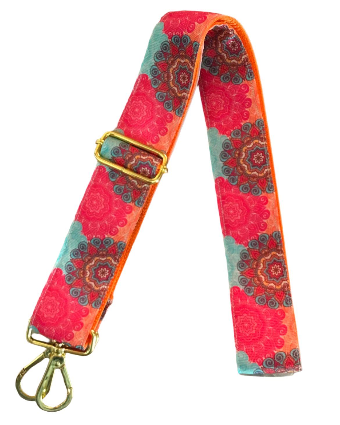 Colorful Floral Print Purse/Instrument Strap, Crossbody, Violin, Gift