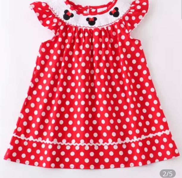 Polka Dot Minnie Dress, Disney, kids, clothing, girl