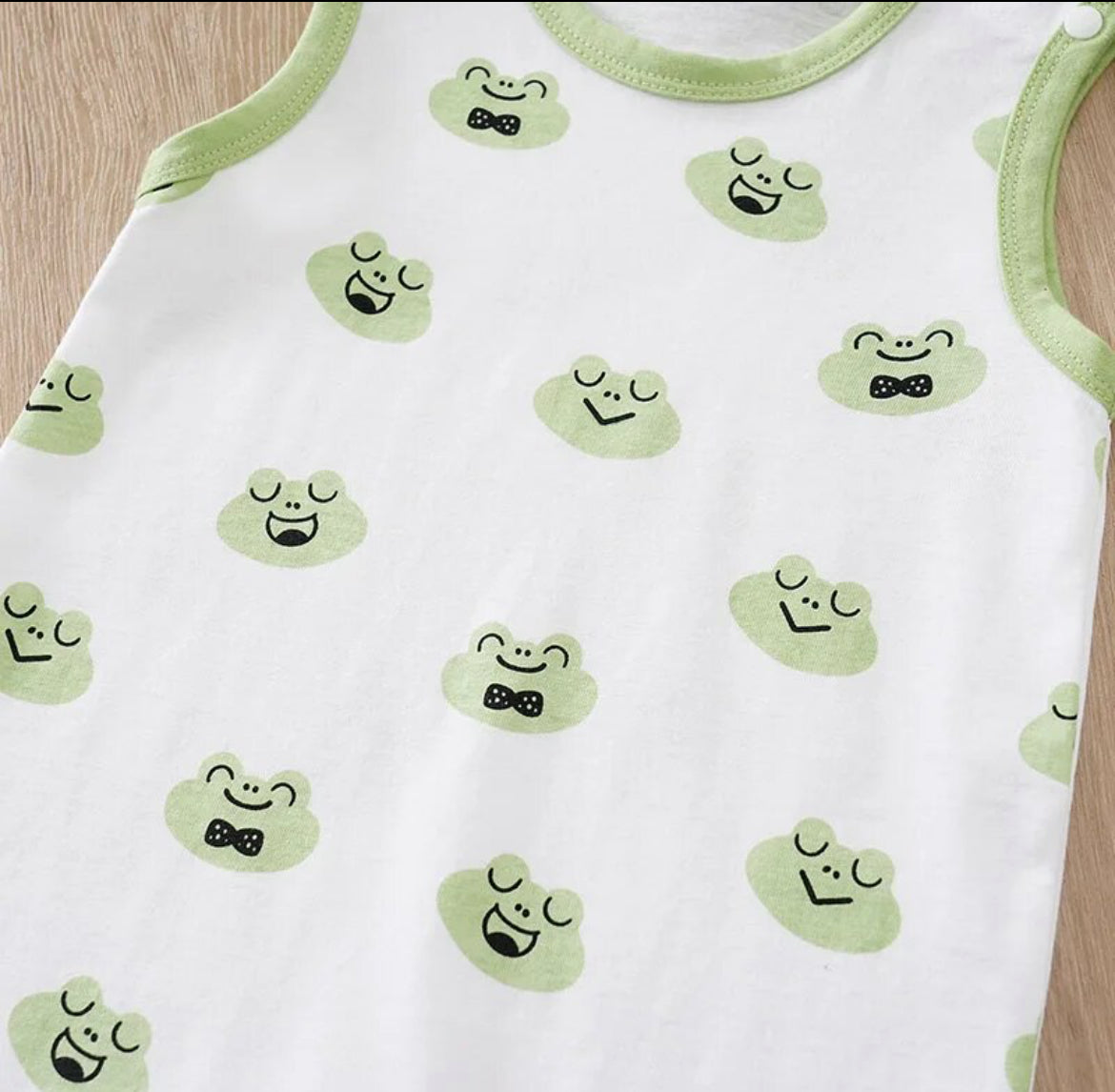 Froggy Infant Romper, baby, sleeveless, onesie