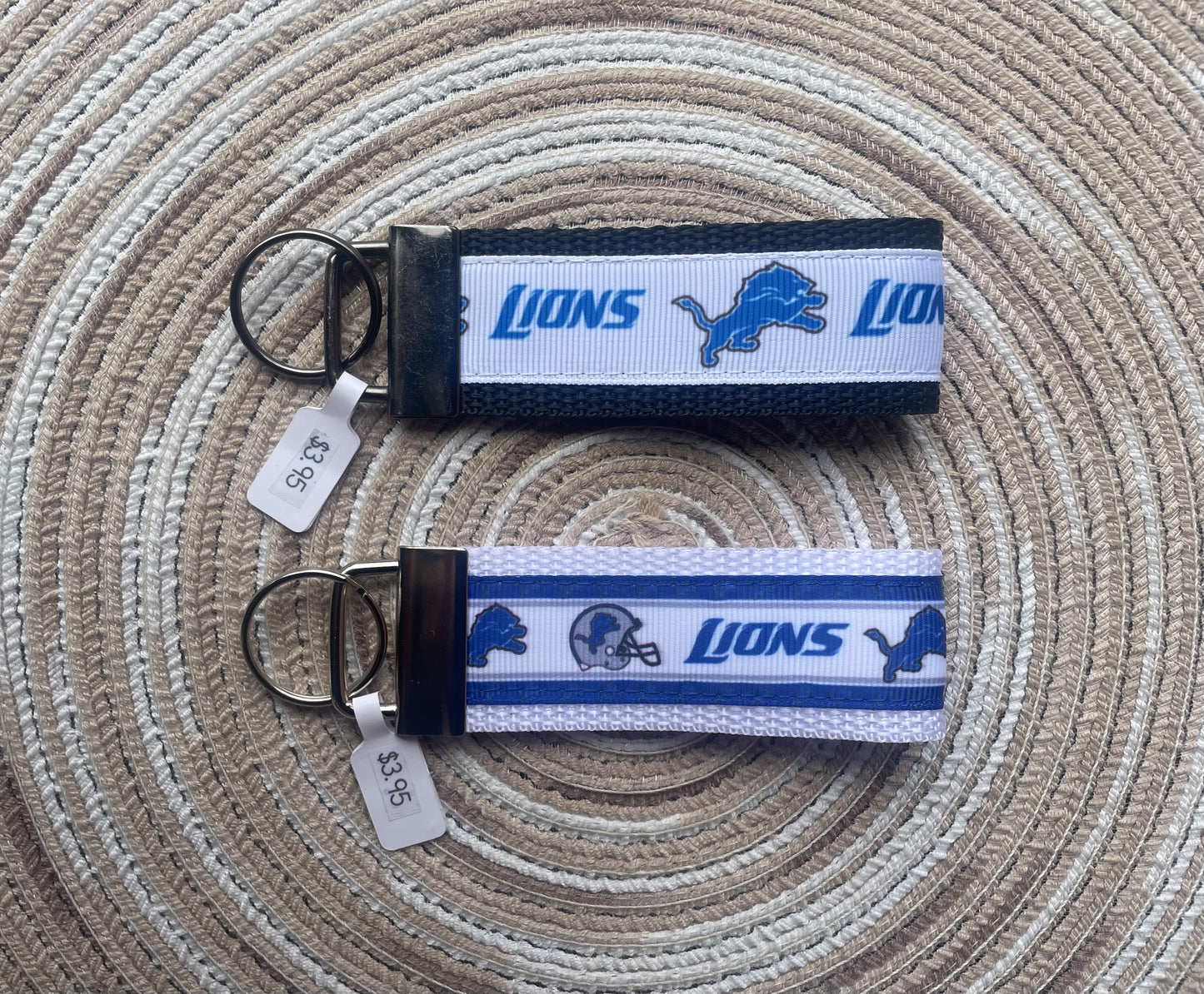 Detroit Lions Keychain, Football, Key fob