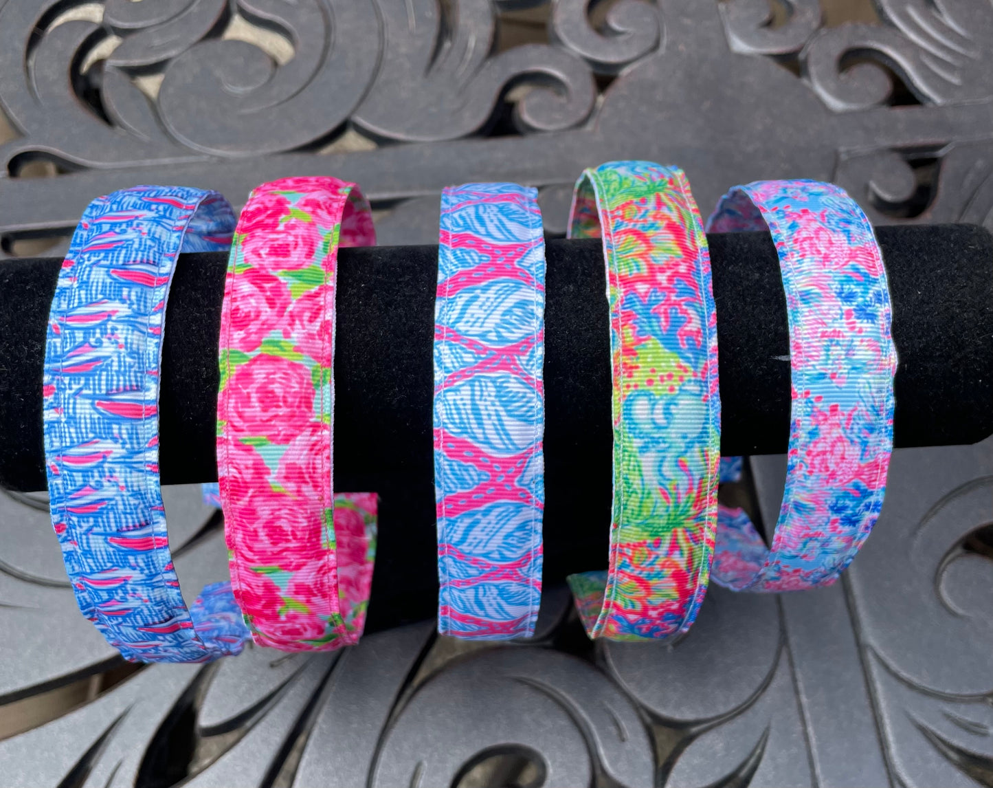 Colorful Beach Print Headbands, Resort, Preppy, Adult, Kids