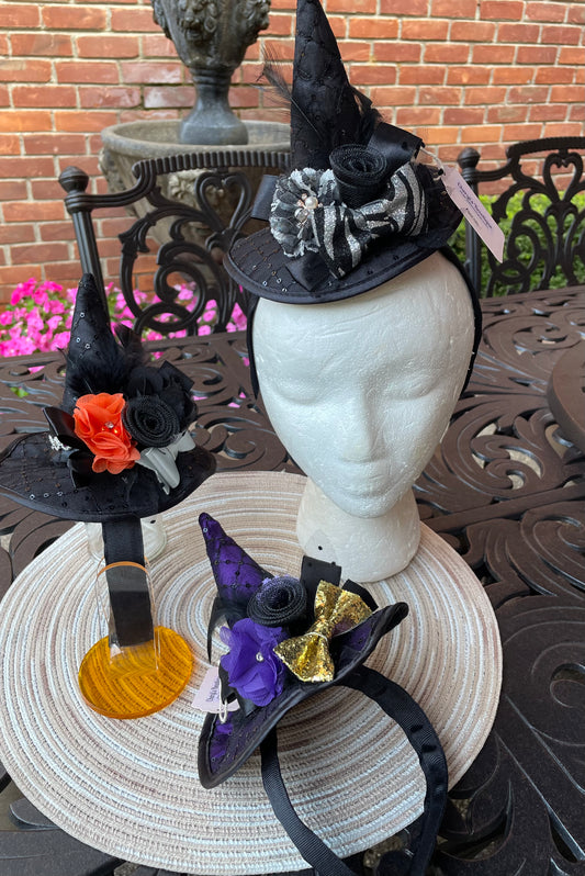 Witch Hat Headband, Halloween, Adult, Child, Costume / SALE: Reg. $17.95