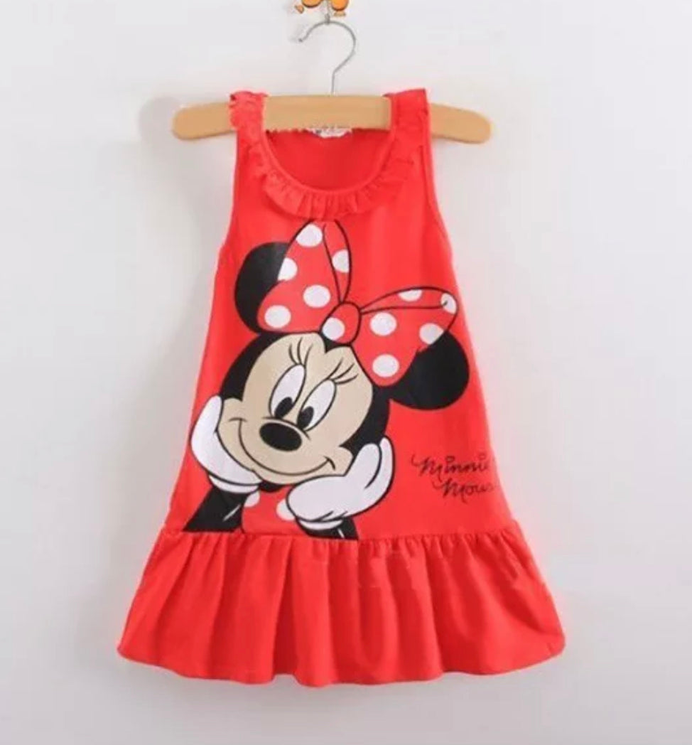 Minnie Red Tank Dress, girl, kids, clothing, magic