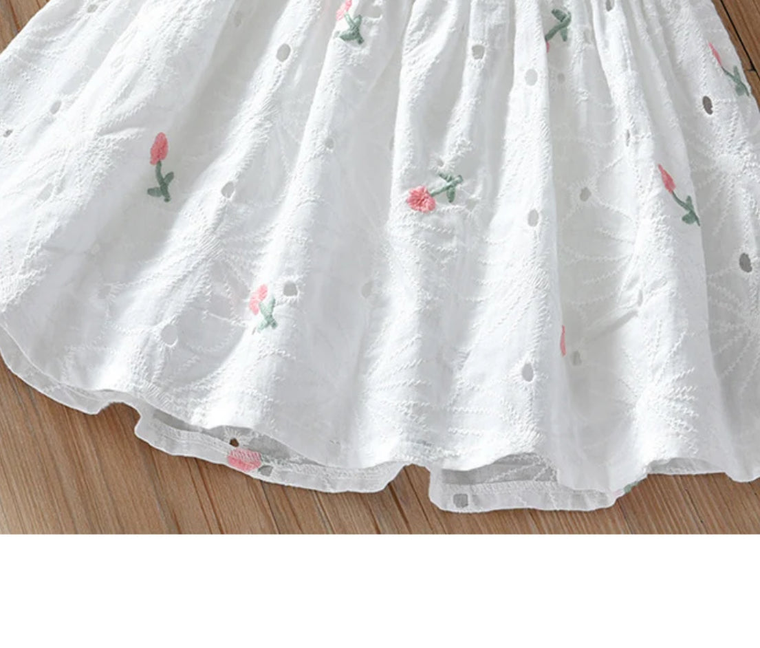 White Eyelet Dress, girl's, Summer, kids / SALE: Reg. $19.95