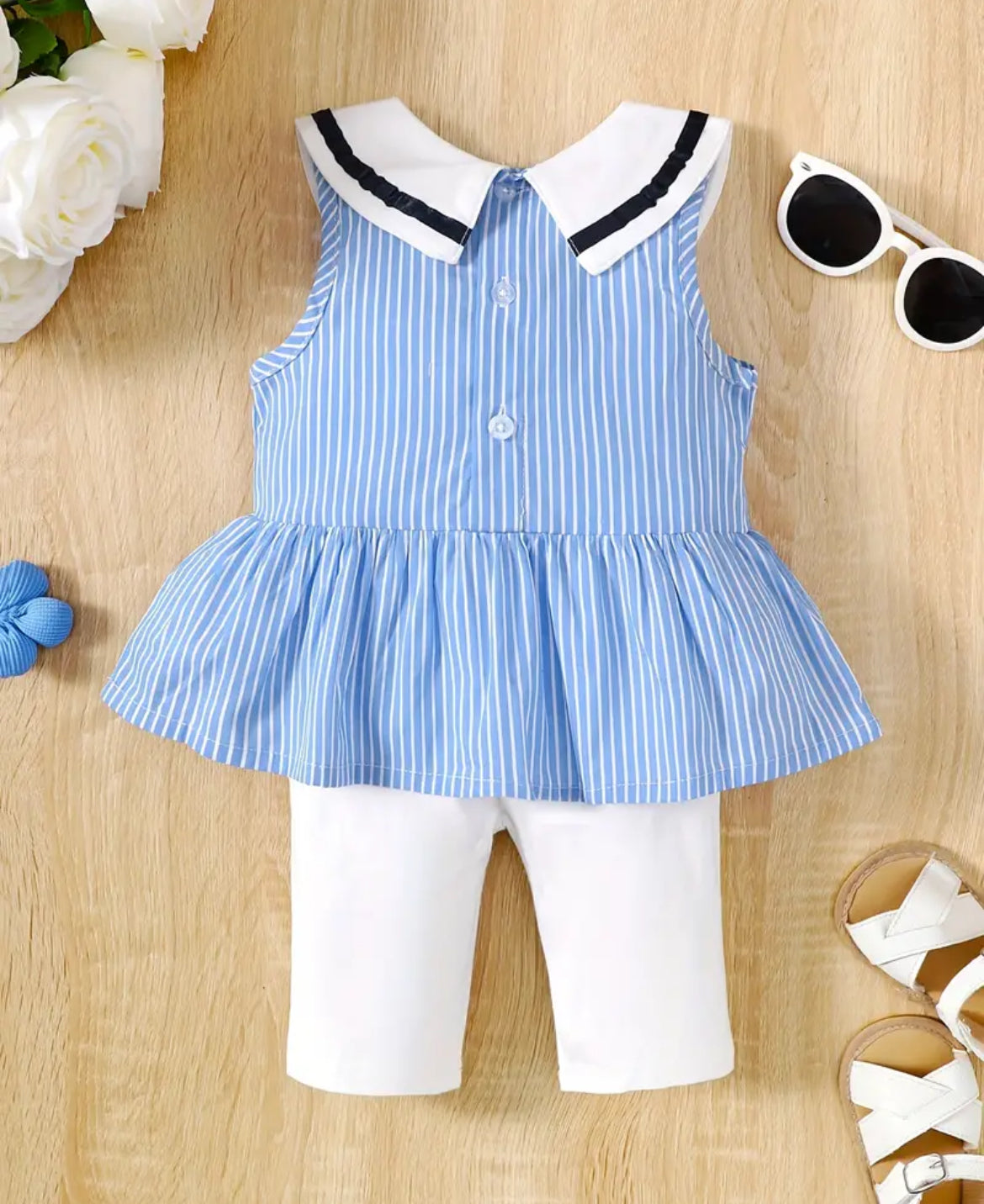 Nautical Sailor Outfit, girls, toddler, Summer, kids