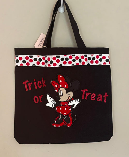 Minnie Halloween Trick or Treat Bag, kids, candy, canvas / SALE: Reg. $17.95