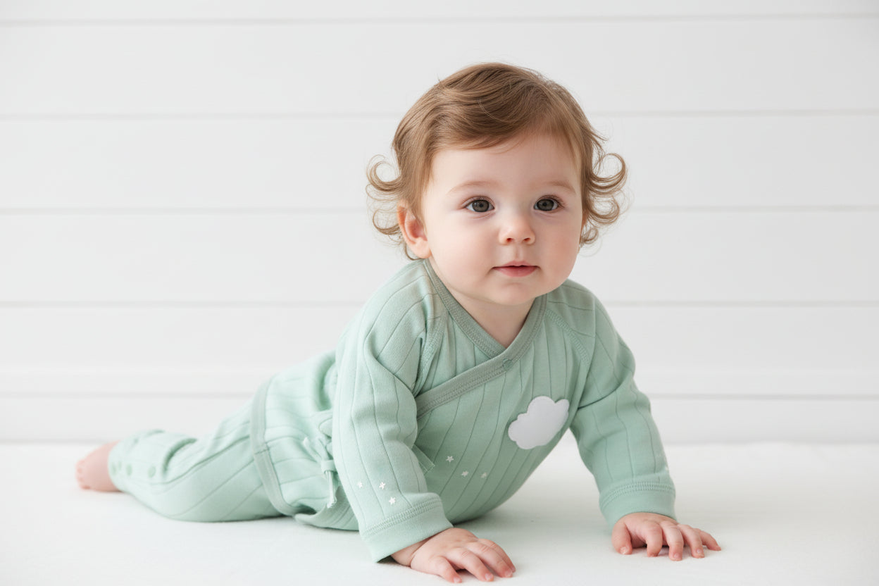 Mint Green Baby Outfit, gift, infant, Shower, unisex, set