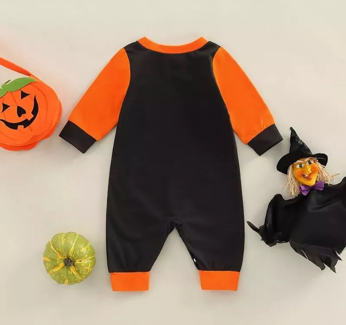 Little Pumpkin Romper, Baby, Infant, holiday, Halloween / SALE