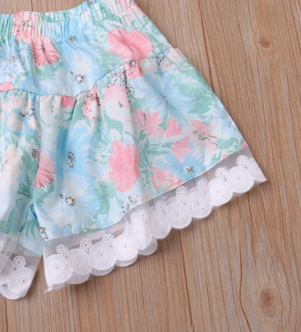 Shabby Chic Rose Short Set, girl, outfit, Spring/Summer / SALE: Reg. $19.95