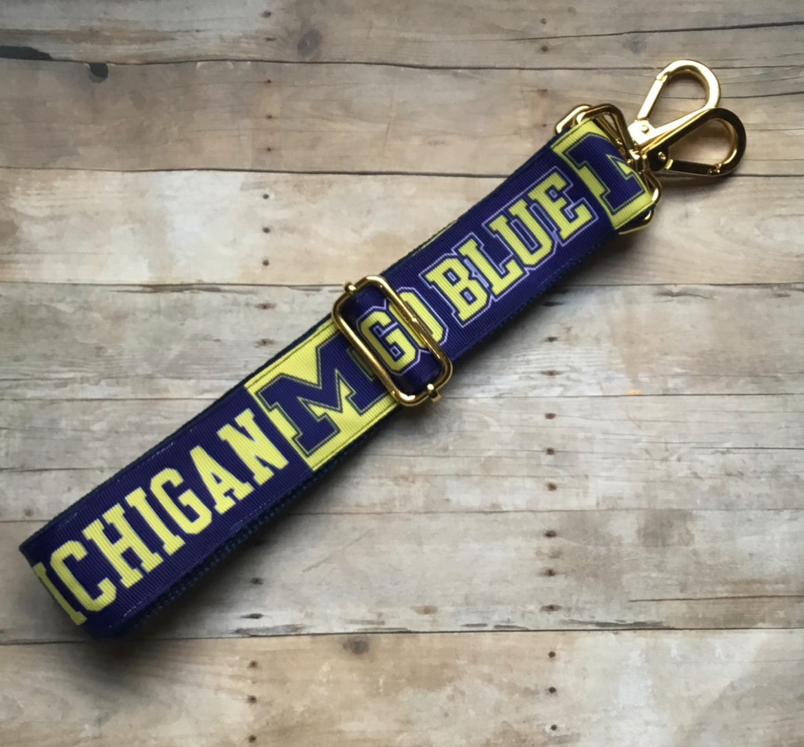 Collegiate Purse/Instrument Strap, Crossbody, Violin, Gift, Michigan, Wolverines