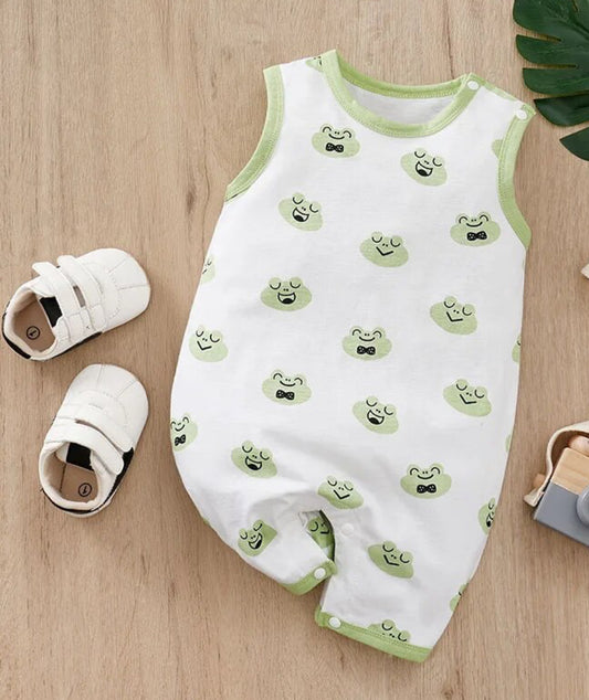 Froggy Infant Romper, baby, sleeveless, onesie