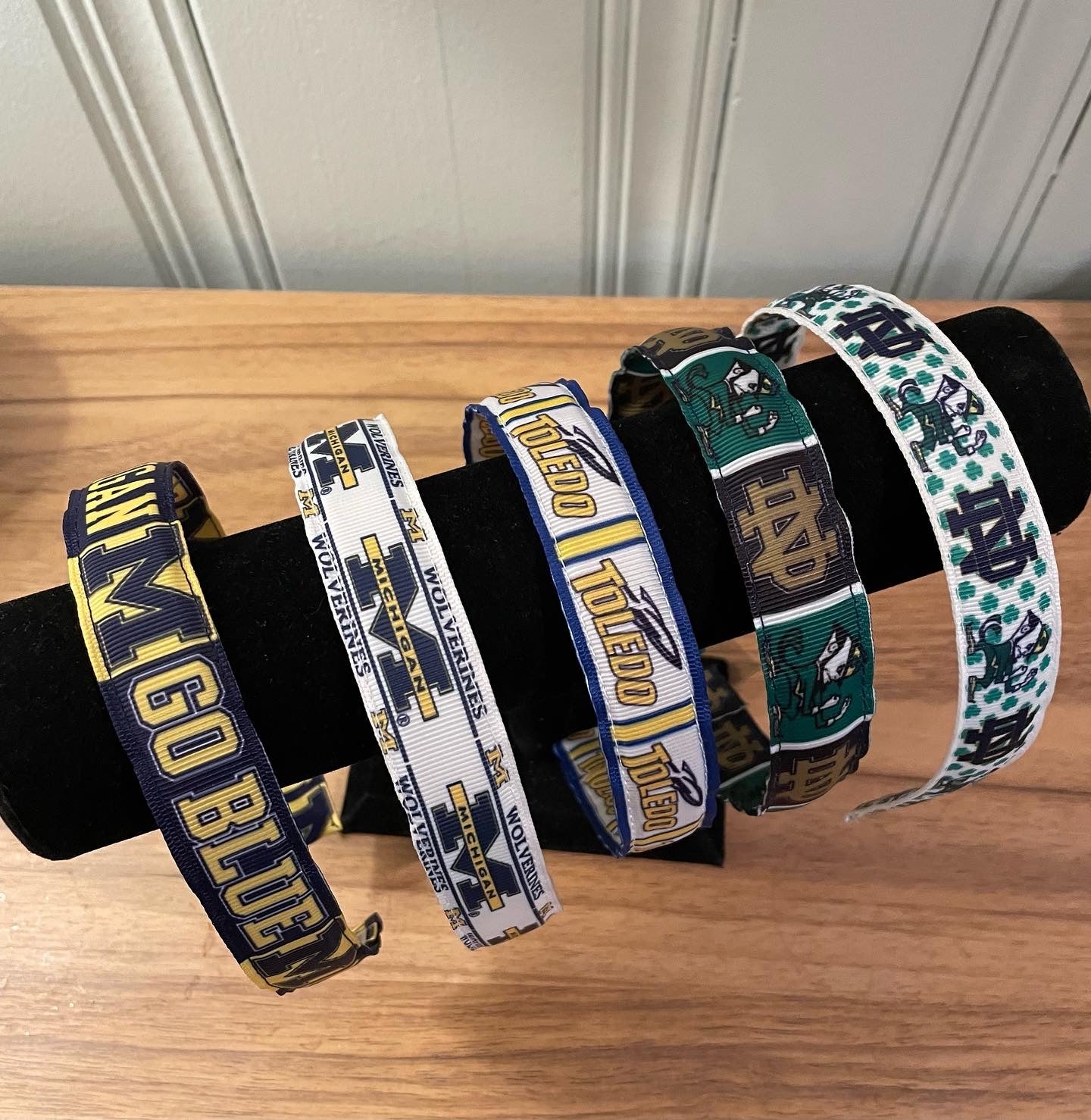 University Print Headbands, Michigan, Toledo, college