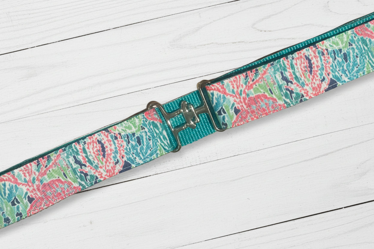 Palm Beach Print Belt, Adjustable, gift, Cha Cha