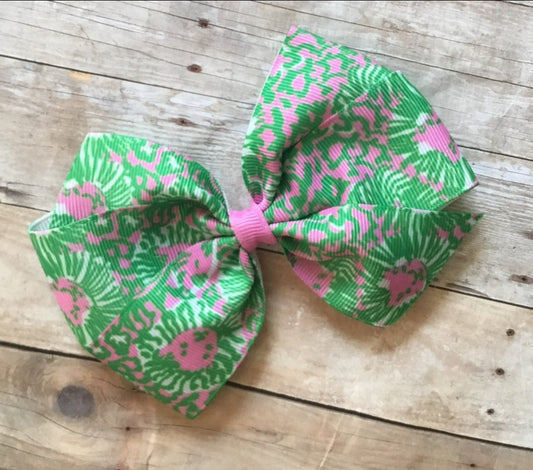 Lions Preppy Hair Bow, Sunnyside, resort, clip, girl