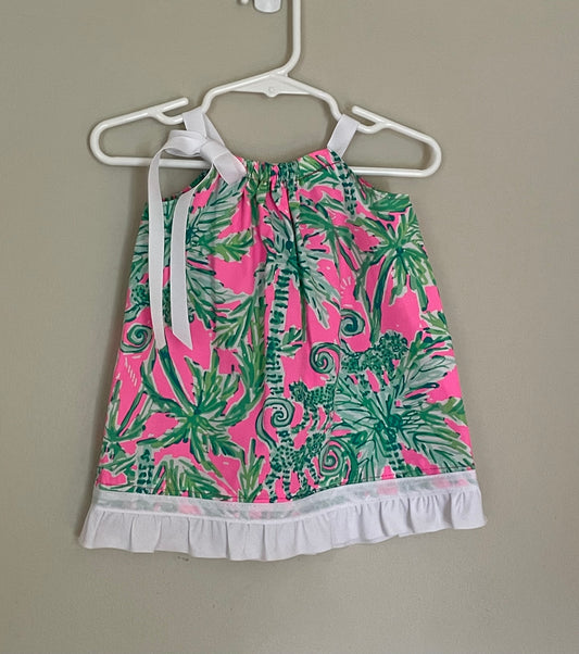 Palm Beach Print Sundress, girl, kids, clothing, preppy, Hangin' / SALE: Reg. $27.95