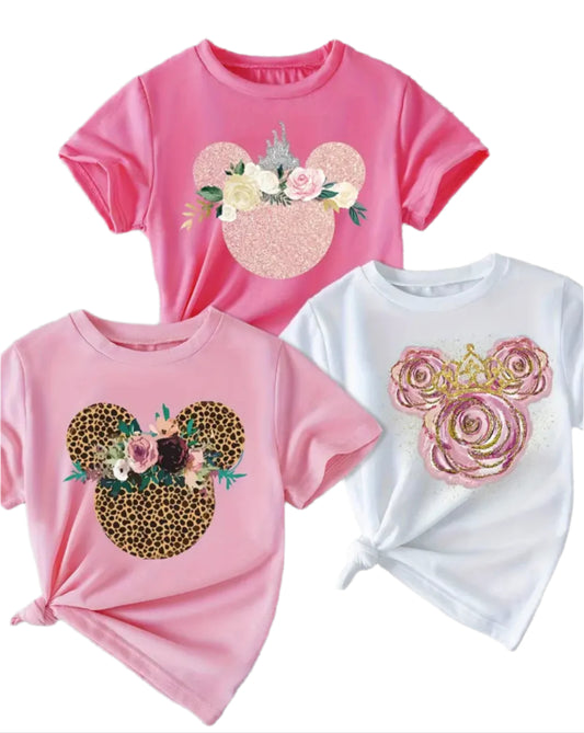 Minnie T-Shirt, kids, girl, assorted styles, Mouse, Disney, clothing - SALE