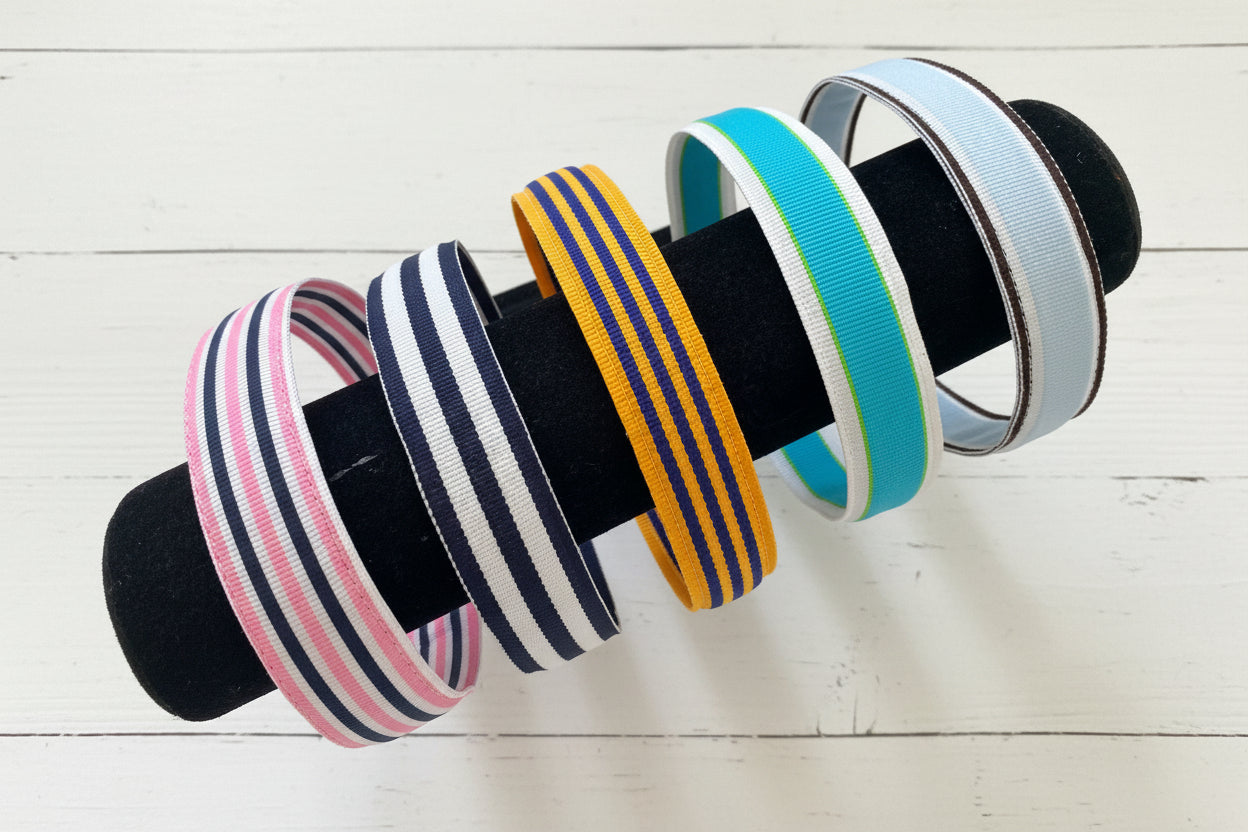 Striped Headbands, Resort, Preppy, Adult, Kids