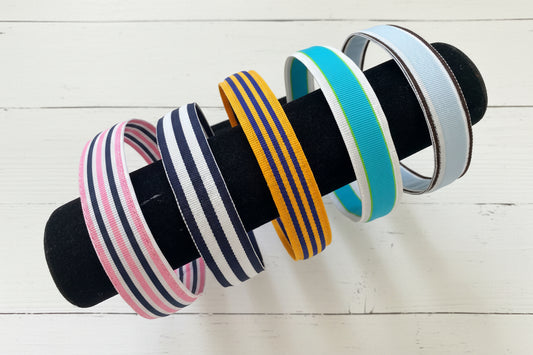 Striped Headbands, Resort, Preppy, Adult, Kids