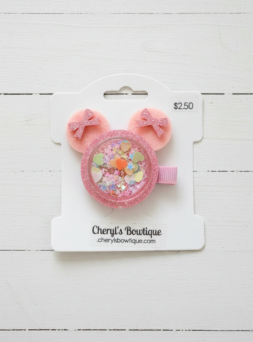 Magical Mouse Shaker Hair Clips, girl, bow, Magical, Vacation, cruise