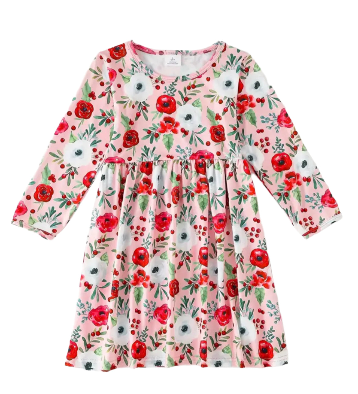 Poppy Print Dress, girl's, kids, clothing, Spring, Summer, Easter