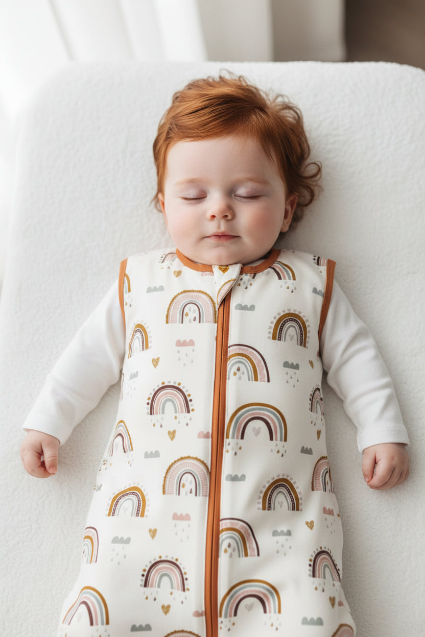 Rainbow Sleeper Sack, gift, infant, Shower, unisex