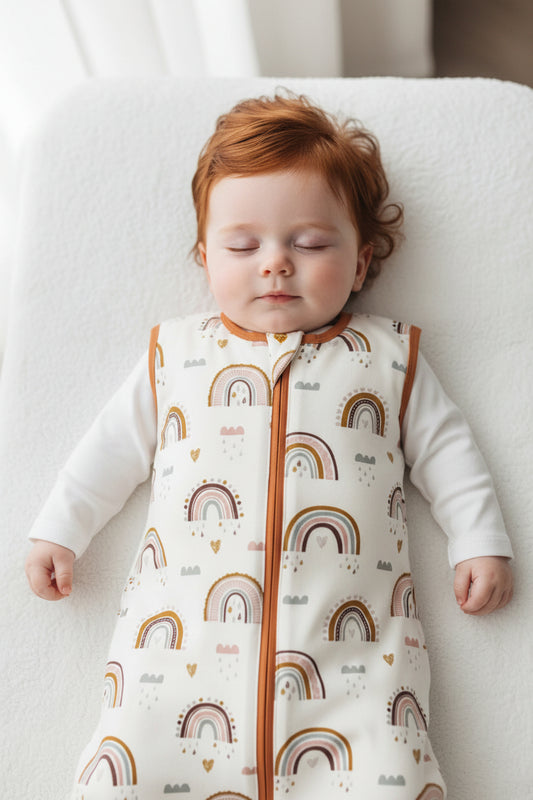 Rainbow Sleeper Sack, gift, infant, Shower, unisex