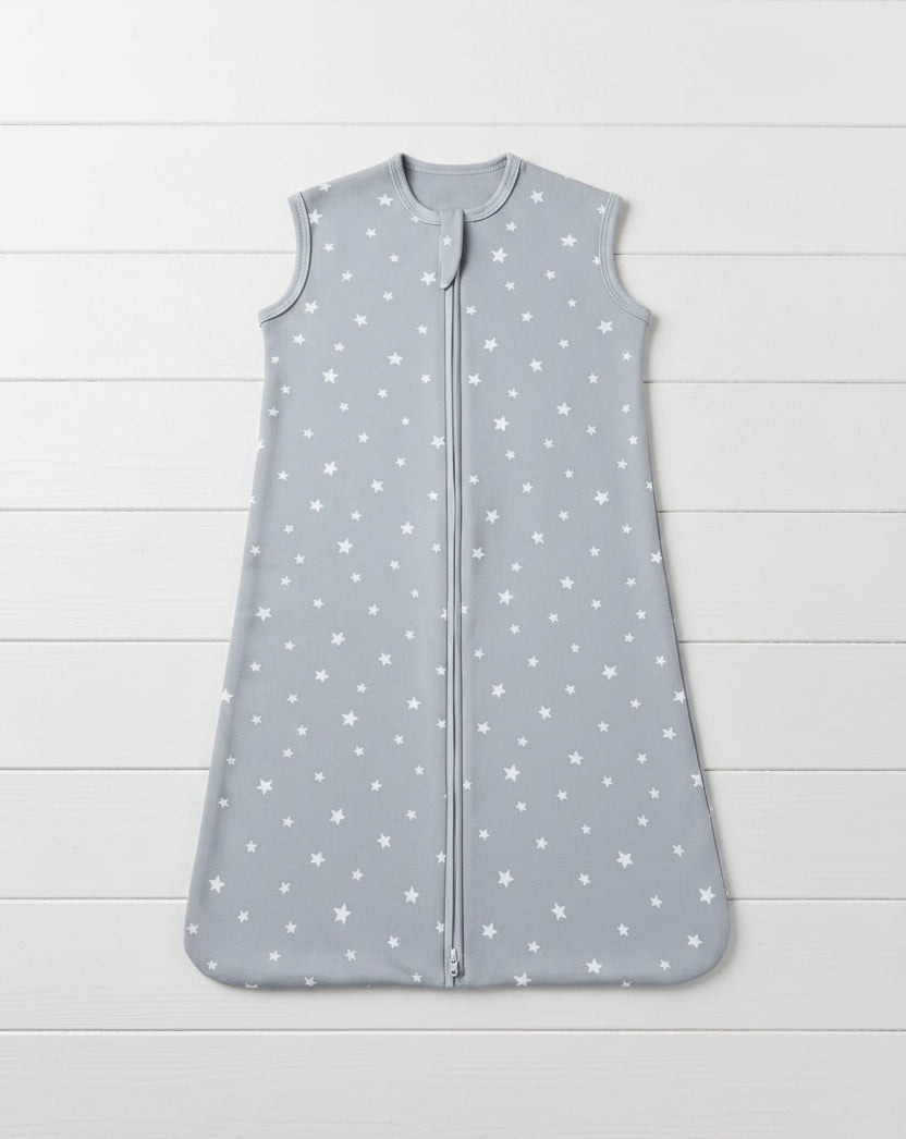 Gray Stars Sleeper Sack, gift, infant, Shower, unisex