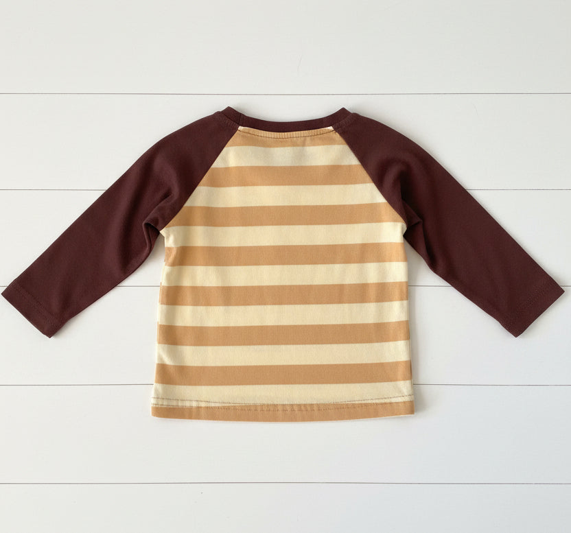 Pumpkin Striped Shirt, kids, boy, top, Fall