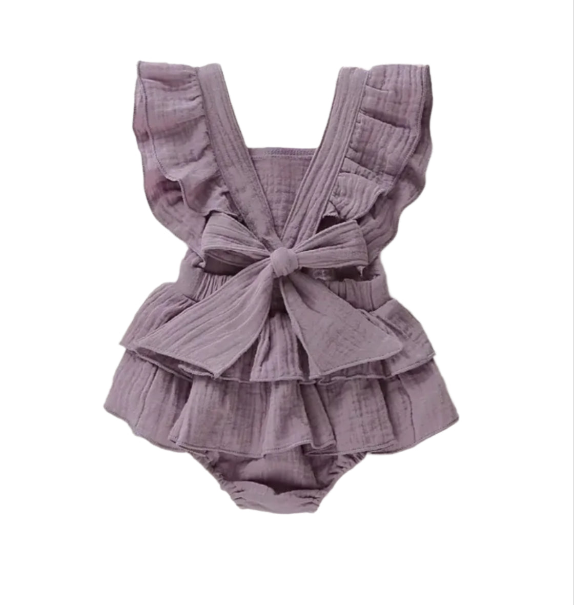 Purple Ruffle Romper, baby, girl, kids, infant, gift, Summer