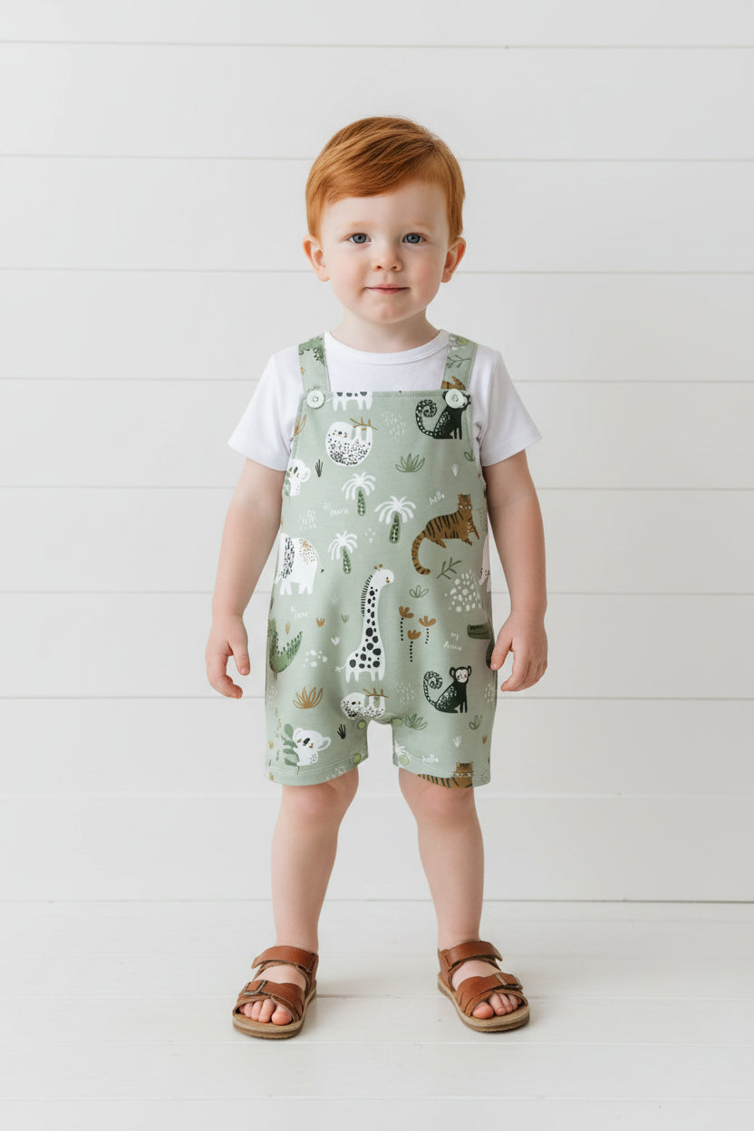 Zoo Animal Print Romper, baby, boy, kids, gift