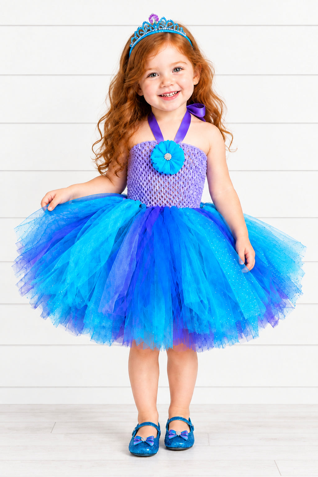Mermaid tutu dress, costume, toddler, girl, Ariel