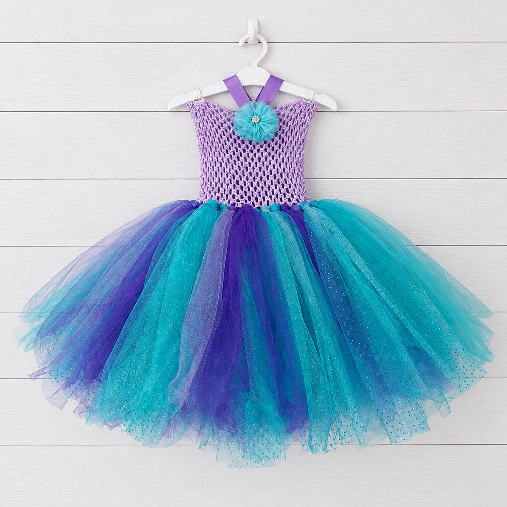 Mermaid tutu dress, costume, toddler, girl, Ariel