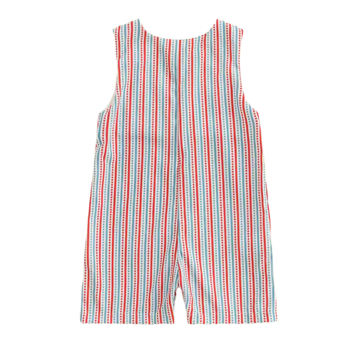 Crab Striped Romper, infant, clothing, boy, embroidered, red, kids