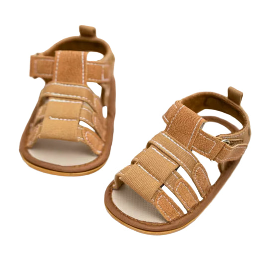 Caramel Sandal Walkers, baby, infant, gift, toddler / SALE