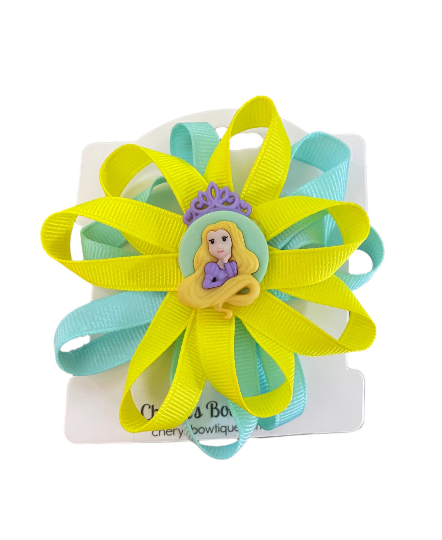 Loopy Flower Clip - girl, toddler, bow, hair