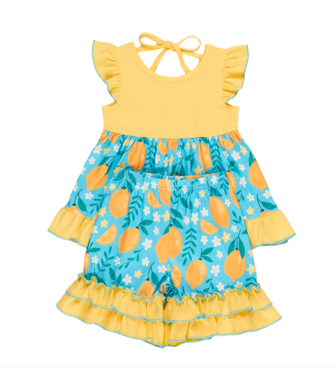 Lemonade Boutique Short Set, girl, kids, clothing, outfit, toddler