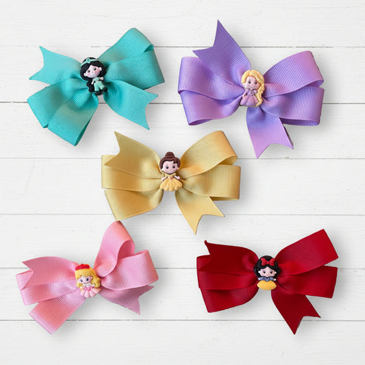Little Princess Hair Bows, Clip, girl, pig tails, Disney